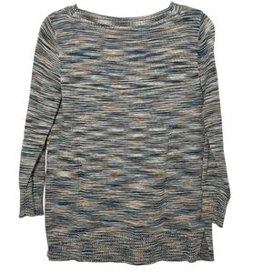Loft Outlet Marbled Sweater 3/4 Sleeve Size Medium